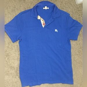 Burberry Blue Polo Shirt